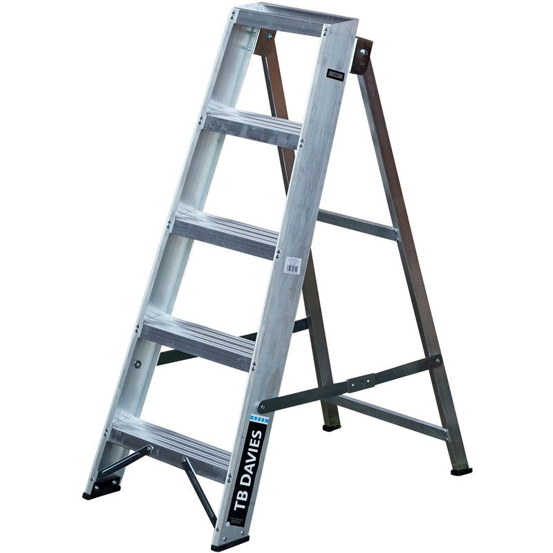 TB Davies Industrial Swingback Step Ladder 5 Tread SWH 2.2m