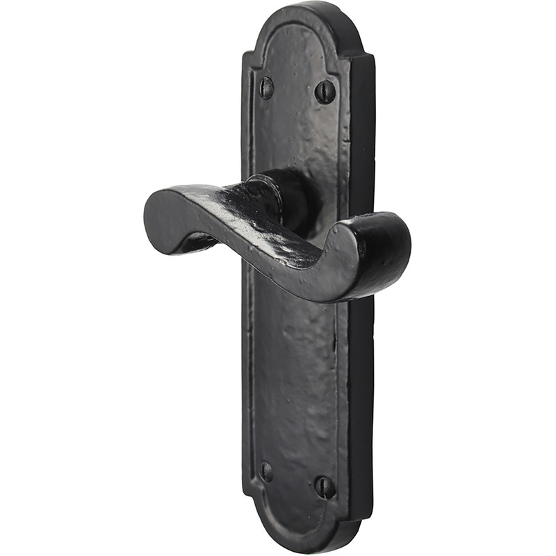 Old Hill Ironworks Laverton Suite Door Handles 172mm x 48mm Latch