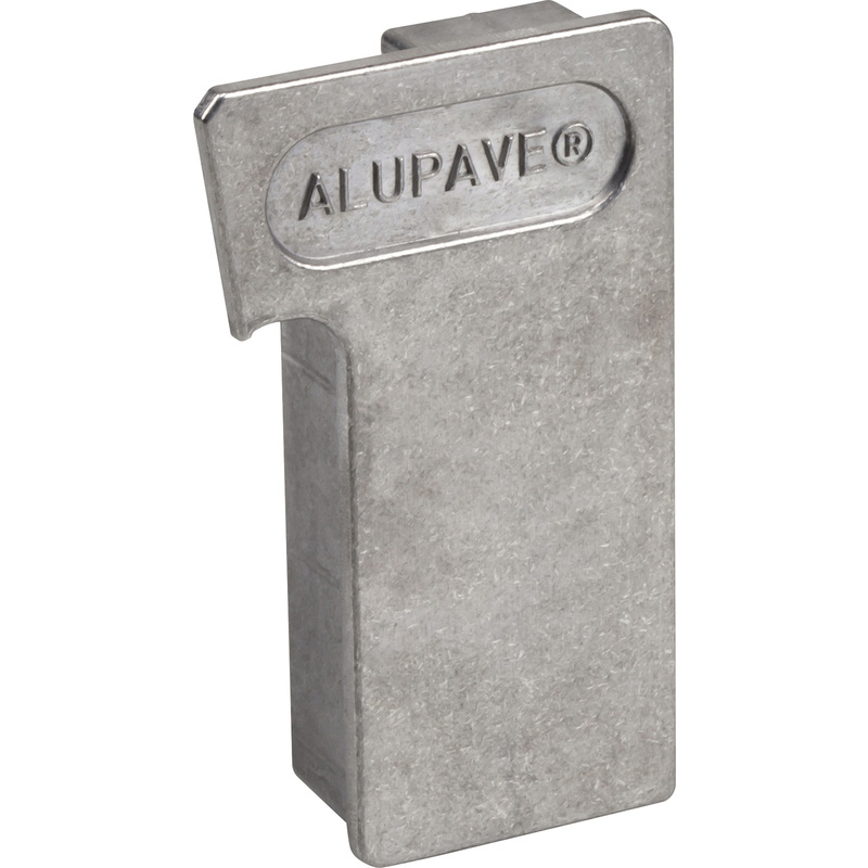 Alupave Gutter Endcap RH Mill