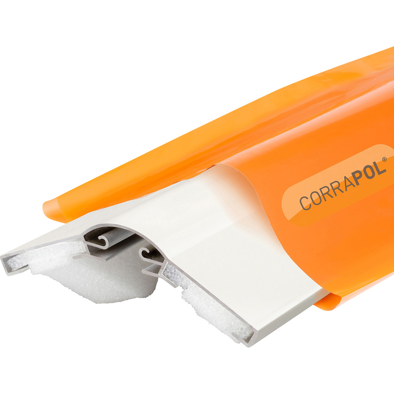 Corrapol Aluminium Ridge Bar Set White 3m