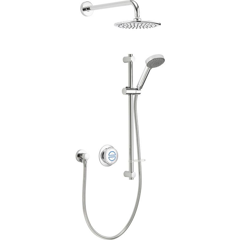 Aqualisa Quartz Classic Smart Digital Divert Thermostatic Shower Pumped Rear Fed
