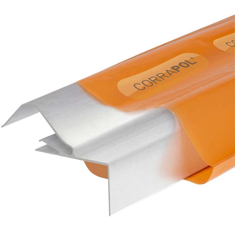Corrapol Rigid Rock n Lock Side Flashing Mill 3m