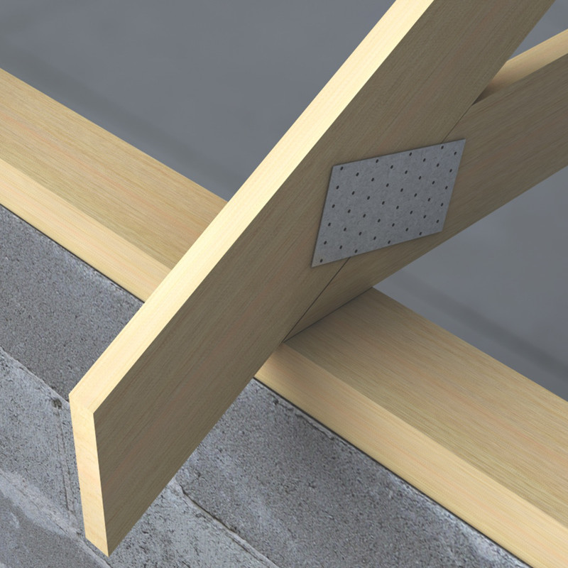 Galvanised Nail Plate 80 x 150mm