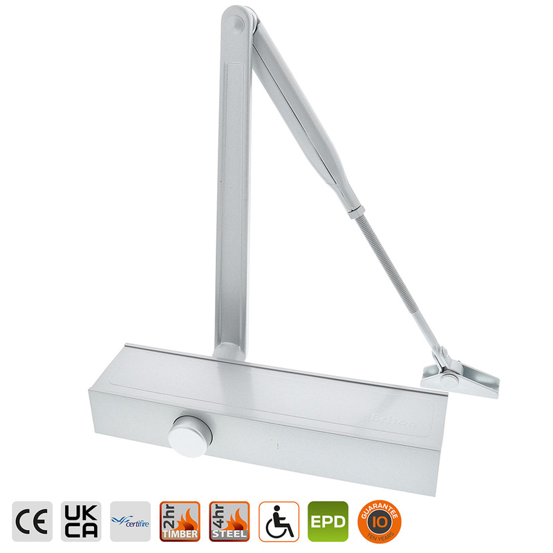 Briton 1120B Door Closer Size 2-4