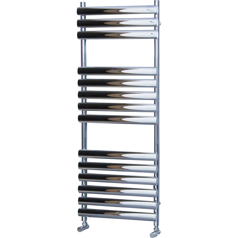 Towelrads Dorney Towel Radiator Chrome 1200 x 500mm 1221Btu