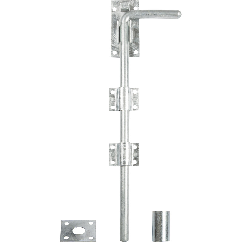 GateMate Garage Door Drop Bolt 300mm Galvanised