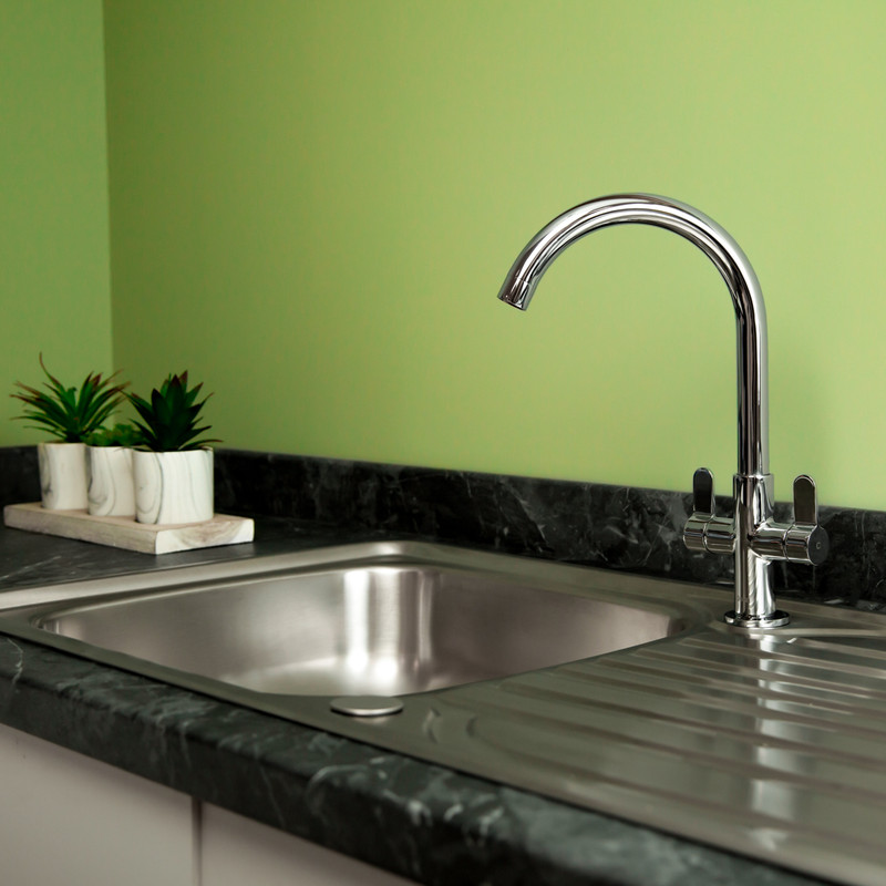 Deva Preston Mono Mixer Kitchen Tap Chrome