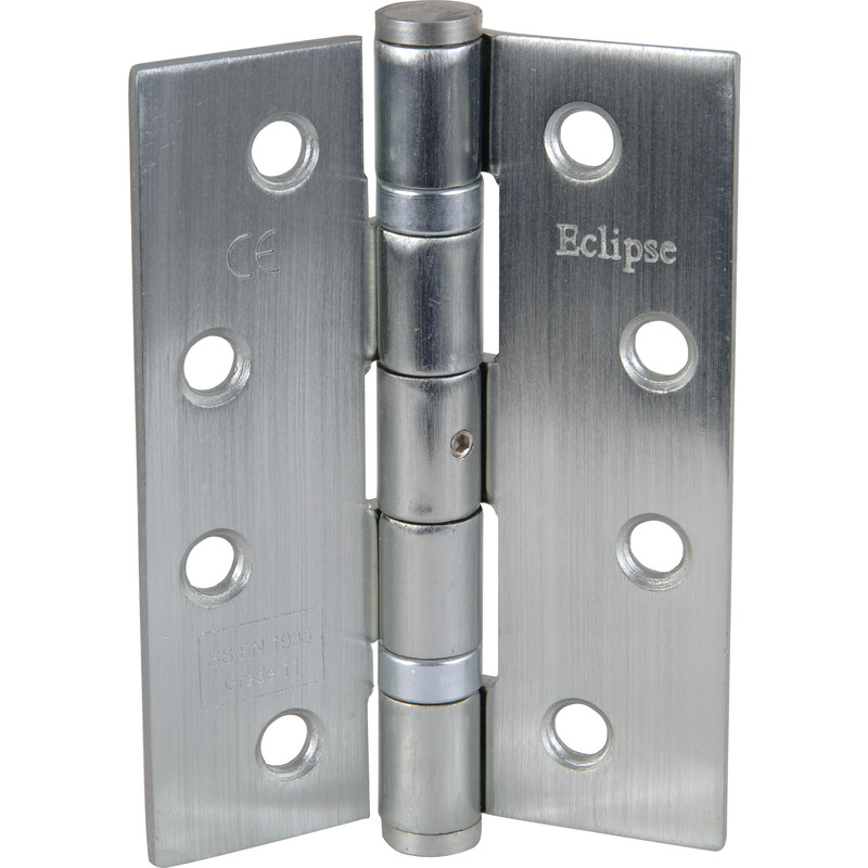Grade 11 Ball Bearing Fire Hinge Satin Chrome