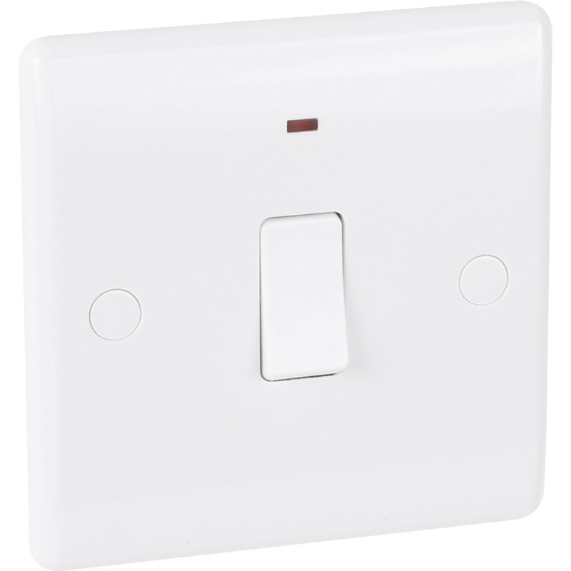 BG 20A Low Profile DP Switch With Neon