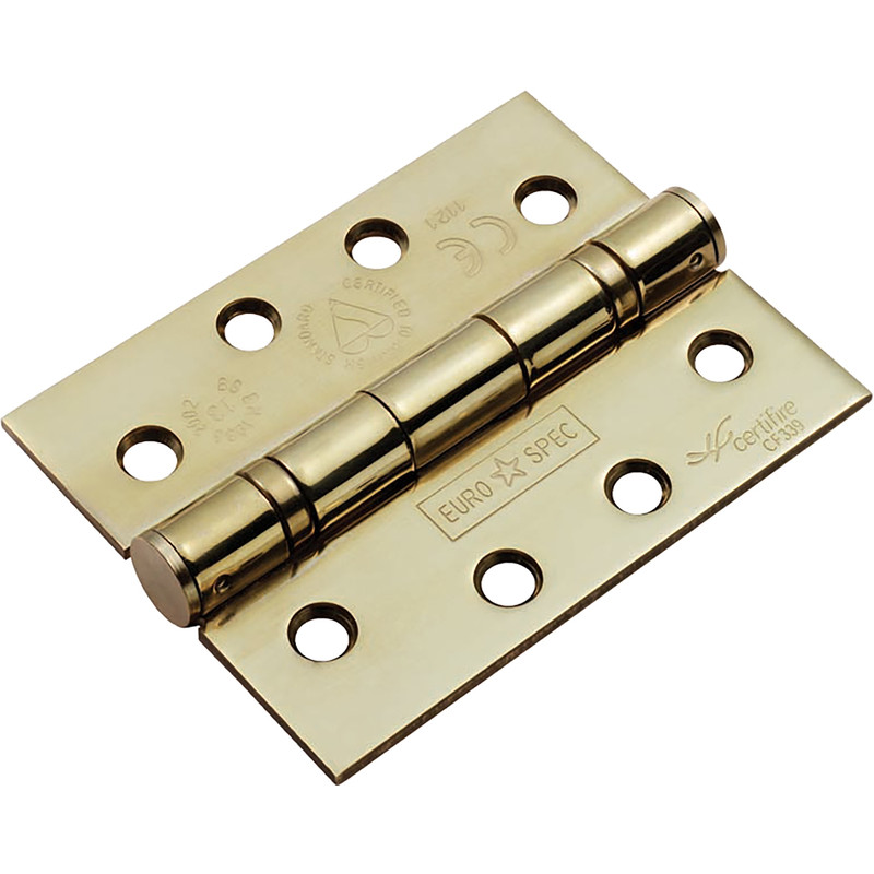 Eurospec British Standard Ball Bearing Hinge Grade 13 Stainless Brass
