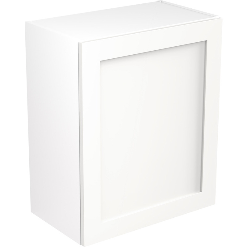 Kitchen Kit Flatpack Shaker Kitchen Cabinet Wall Unit Ultra Matt White 600mm