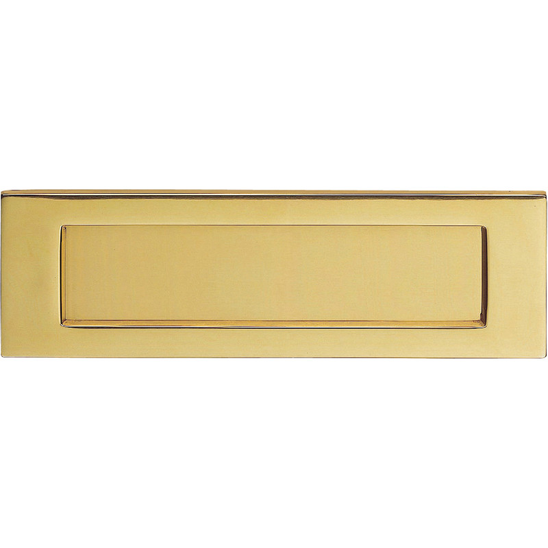 Victorian Letter Plate 305 x 103mm Polished Brass
