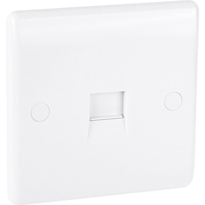 BG Low Profile Telephone Socket Slave
