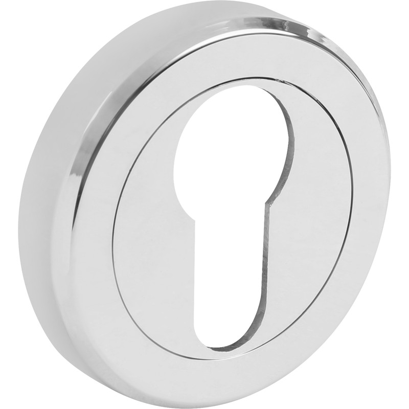 Serozzetta Escutcheon - Euro Profile Polished Chrome