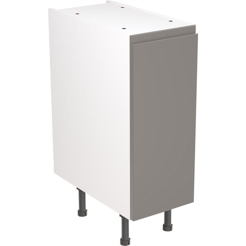Kitchen Kit Flatpack J-Pull Kitchen Cabinet Base Unit Ultra Matt Dust Grey 300mm