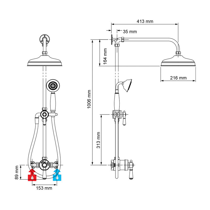 Mira Realm ERD Thermostatic Mixer Shower