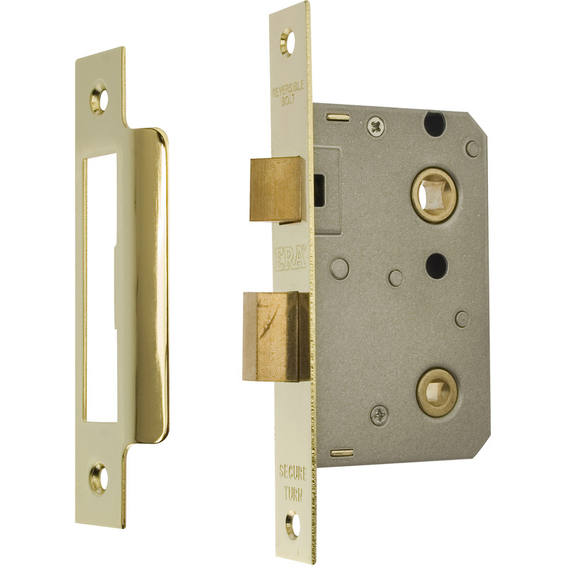 ERA Bathroom Sashlock 76mm Brass