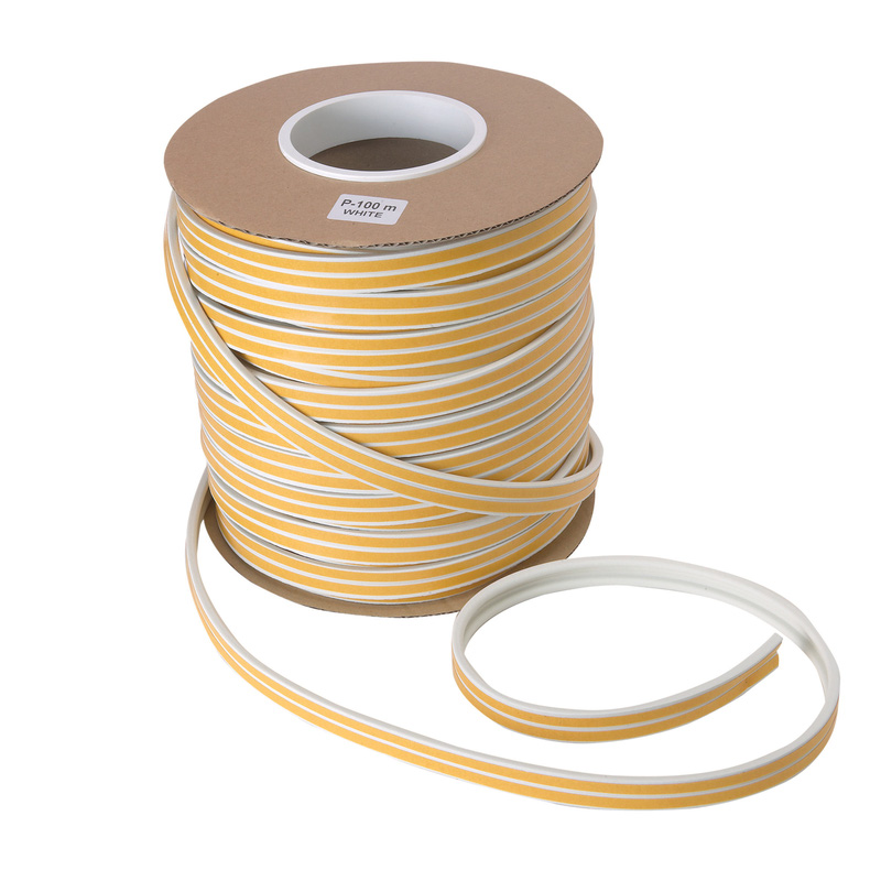 Stormguard EPDM Weatherstrip P Profile White 100m