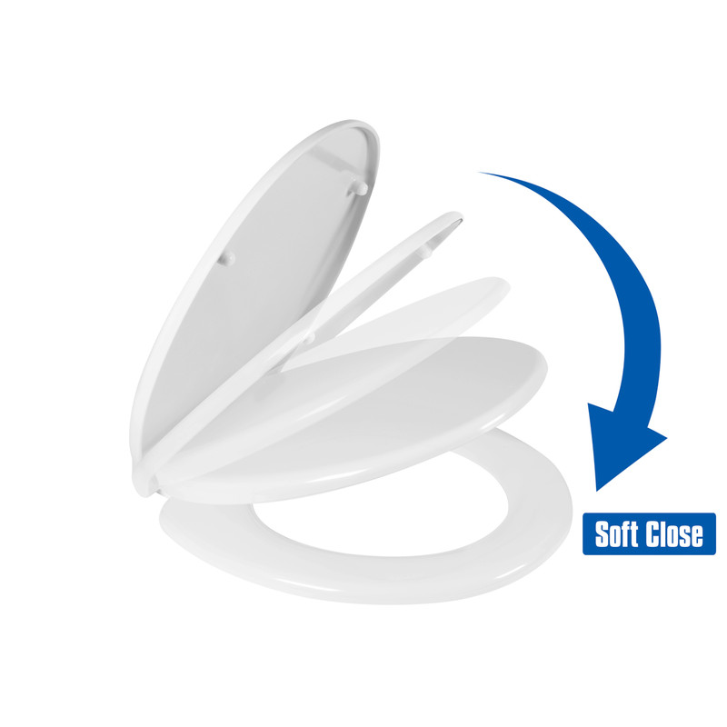 Ebb + Flo Thermoset Soft Close Toilet Seat