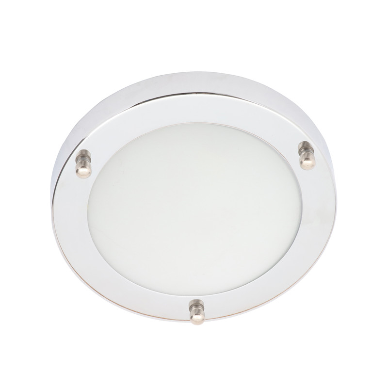 Delphi Flush LED Bathroom Ceiling Light IP44 18W 900lm 4000K