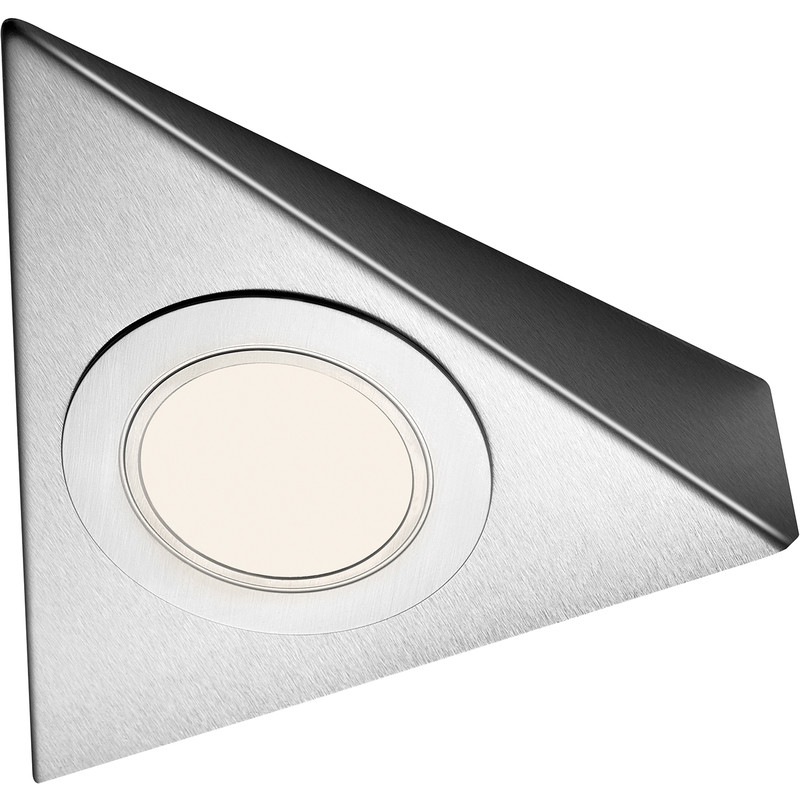 Sensio LED Low Voltage Triangle Under Cabinet Light 24V Warm White 80lm fitting only
