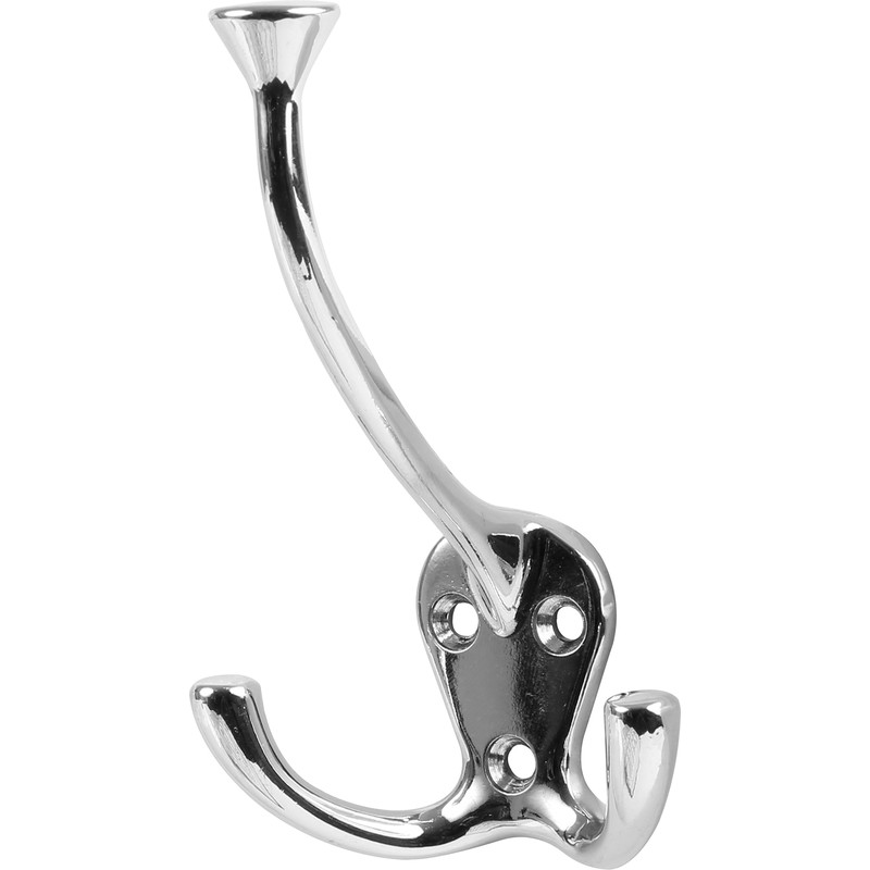 Triple Robe Hook Chrome
