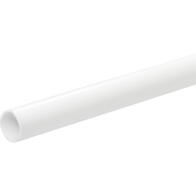20mm Heavy Duty Round PVC Conduit 2m White