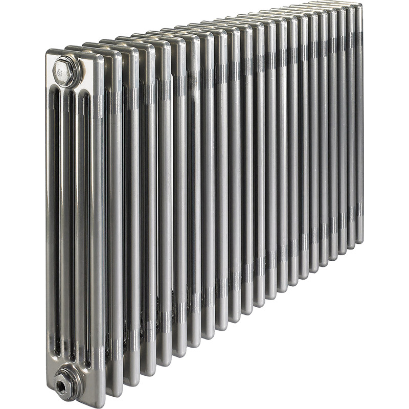Arlberg Classic 4 Column Raw Metal Lacquered Radiator 600 x 1042mm 5990Btu