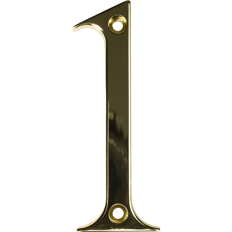 Fab & Fix Hardex Door Numeral Gold 1