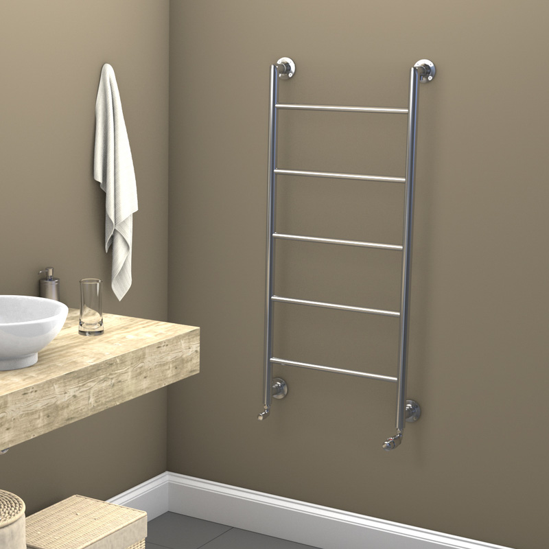 Towelrads Ballymore Towel Radiator Chrome 1200 x 560mm 648Btu