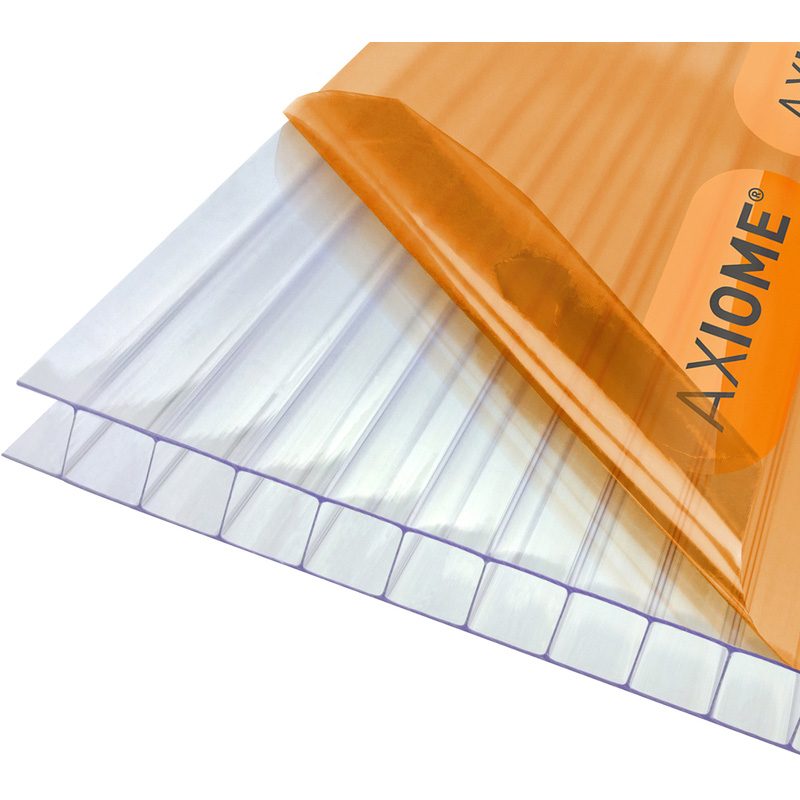 Axiome 10mm Polycarbonate Clear Twinwall Sheet 690 x 2000mm
