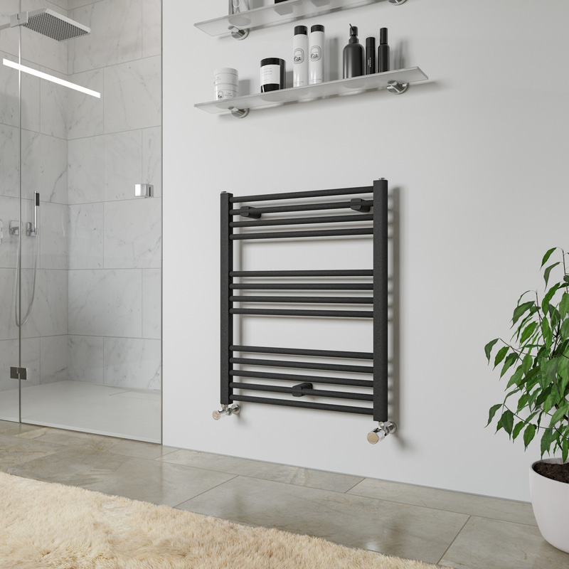 Ximax York Designer Towel Radiator 720 x 600mm 1225Btu Anthracite