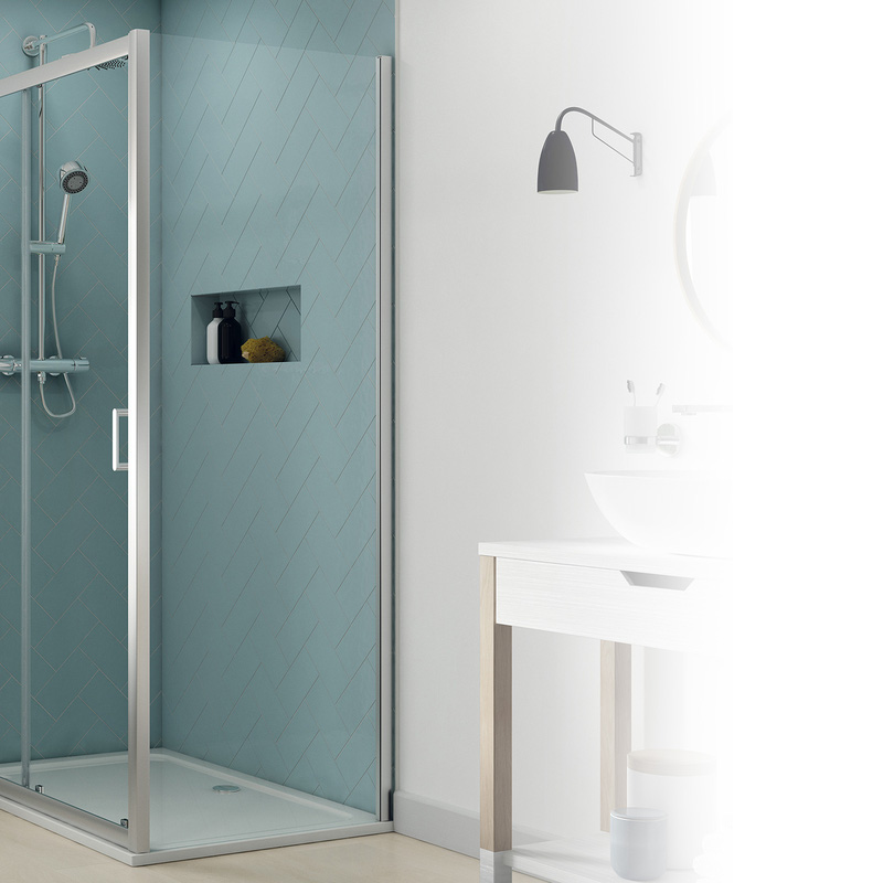 Aqualux Origin 6 6mm Shower Enclosure Side Panel Only 800mm