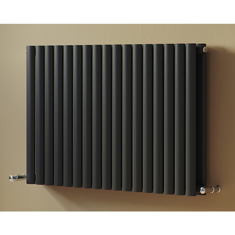 Ximax Bristol Designer Radiator 600 x 584mm 2287Btu Double Anthracite