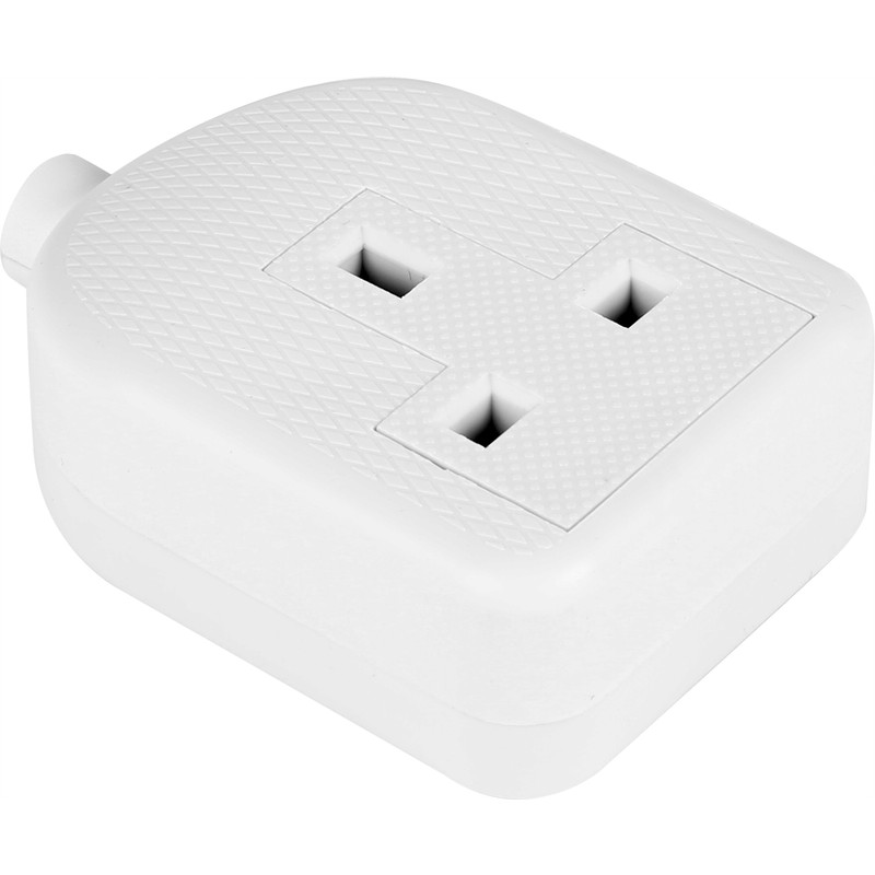 Extension Socket 1 Gang White