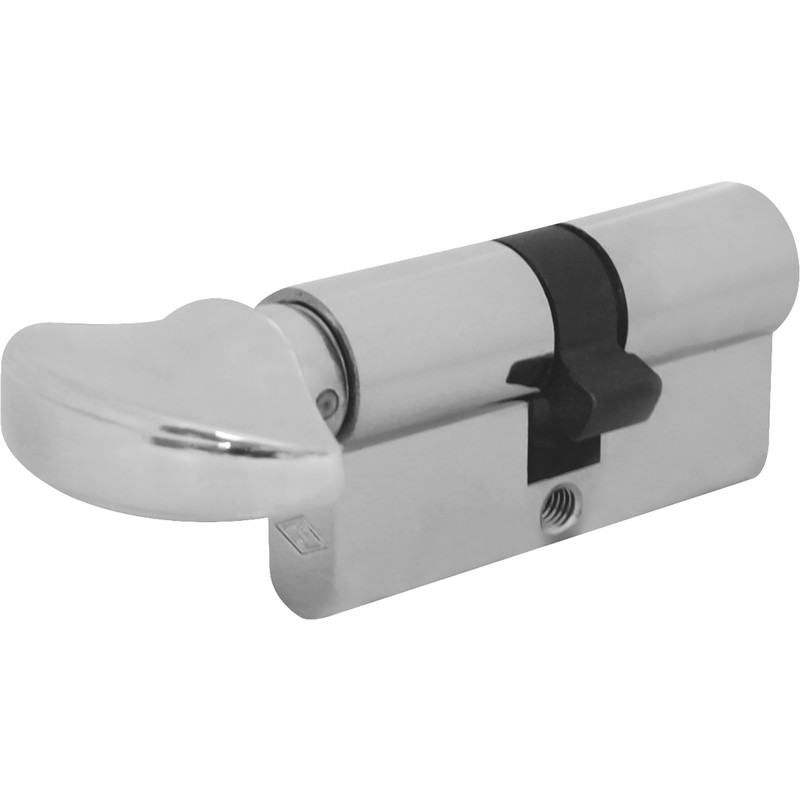 6 Pin Euro Thumbturn Cylinder 30-30mm Nickel