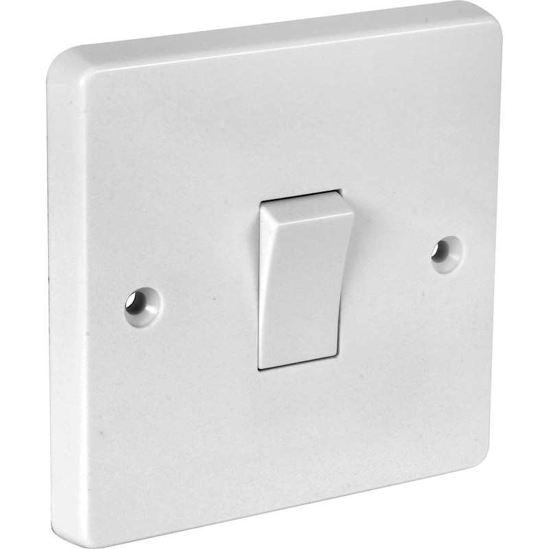 Crabtree 10A Light Switch 1 Gang Intermediate