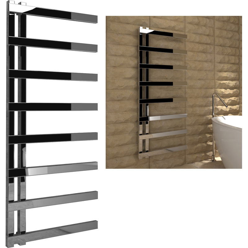 Kudox Astrillo Designer Chrome Towel Radiator 1150 x 500mm 853Btu