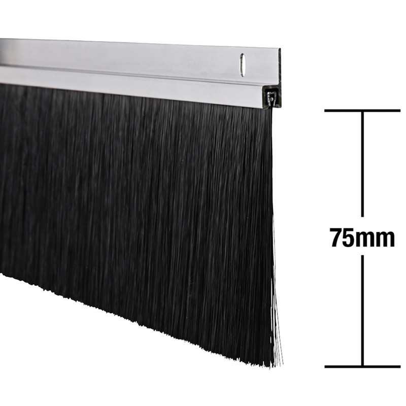 Stormguard Heavy Duty Large Brush Strip 75mm Brush