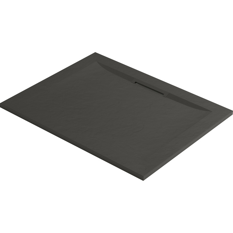 Mira Flight Level Rectangle Slate Effect Shower Tray 1200 x 800mm