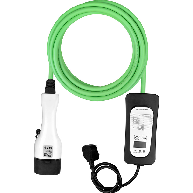 Masterplug Mode 2 EV Charging Cable 5m 3 Pin Plug to Type 2