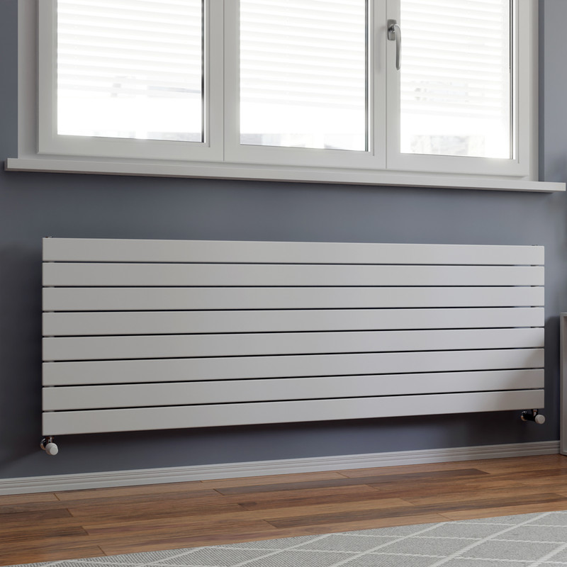 Ximax Oxford Single Horizontal Designer Radiator 595 x 1800mm 3894Btu White