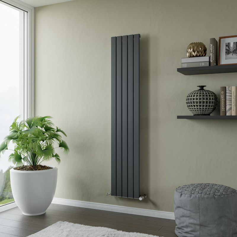 Ximax Durham Aluminium Designer Radiator 1800 x 345mm  2611Btu Anthracite