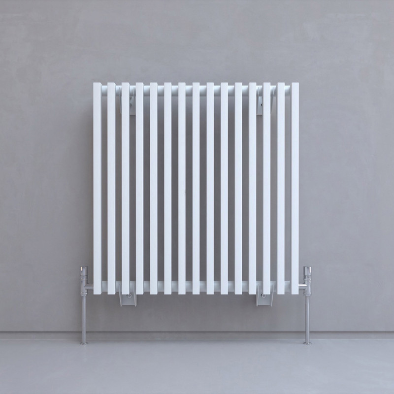Kudox Xylo White Designer Radiator 600 x 580mm 1901Btu