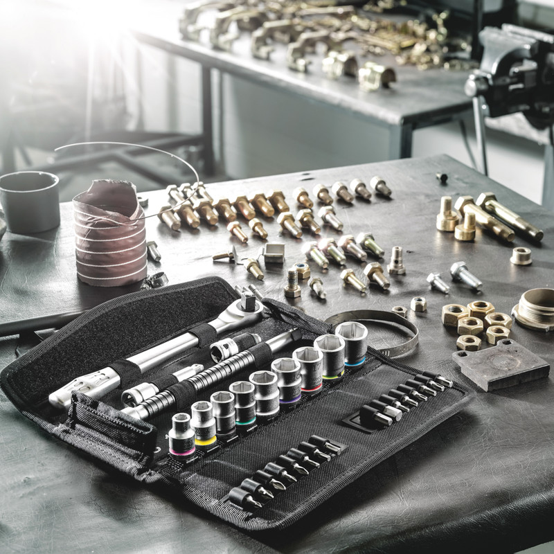 Wera 8100 3/8 Inch Zyklop Socket & Bit Set