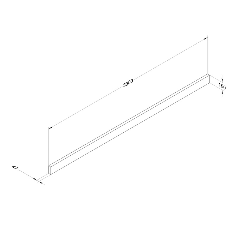 Forest Garden Deck Joist 240cm(h) x 15cm(w) x 4.7cm(d)