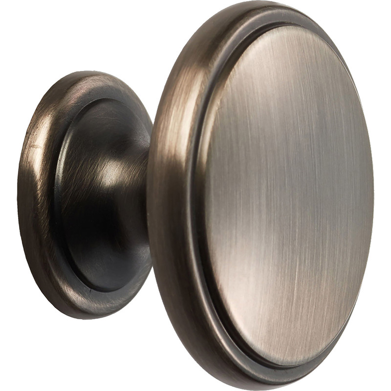 Carlisle Brass Oxford Knob 38mm Gun Metal