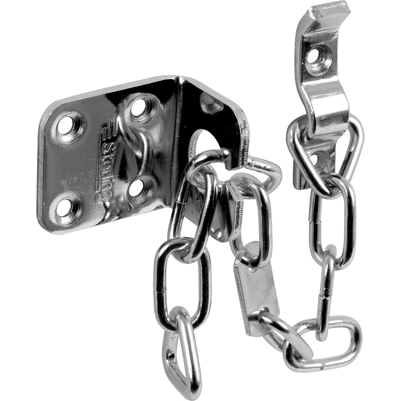 Sterling Heavy Duty Door Chain Chrome Plated