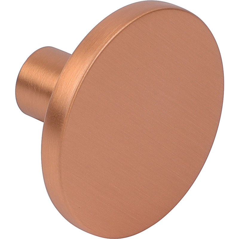 Hafele Como Knob Brushed Copper