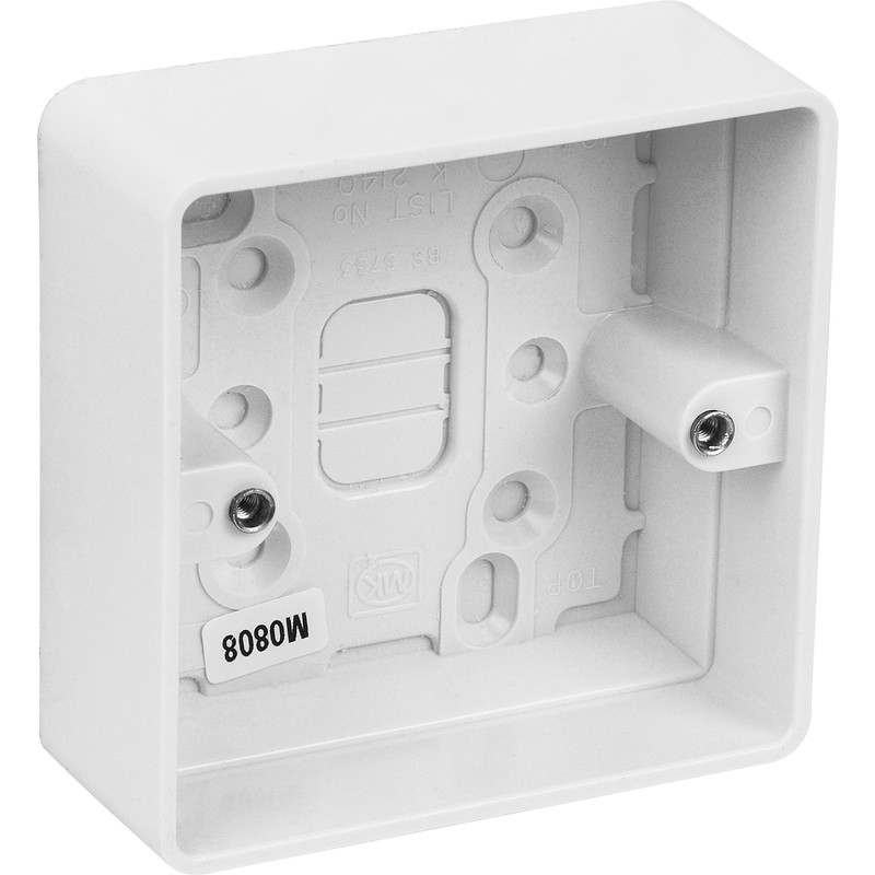 MK Moulded Box 1 Gang 30mm